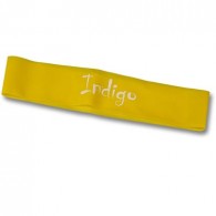 Эспандер Лента латекс замкнутая INDIGO LIGHT (2-5 кг) 6004-1 HKRB 46*5*0.035см Желтый